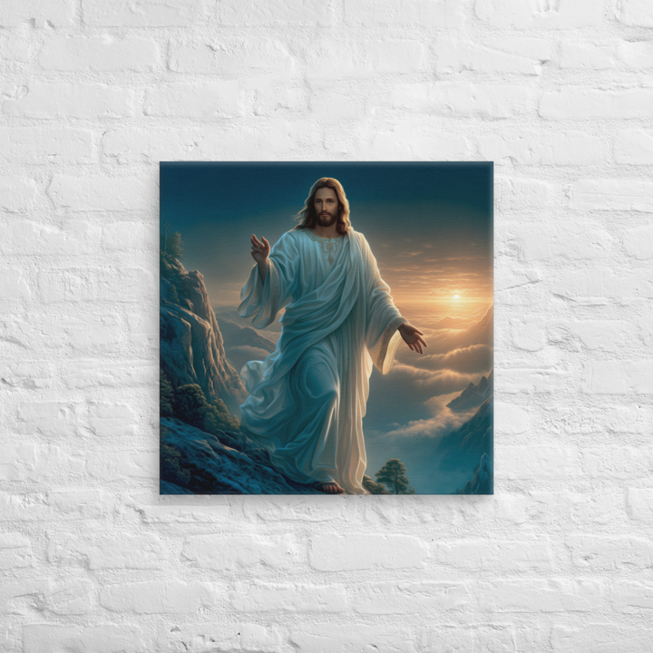 The Savior on the Mountain – 8K Ultra High Resolution Masterpiece Canvas for Christian Homes