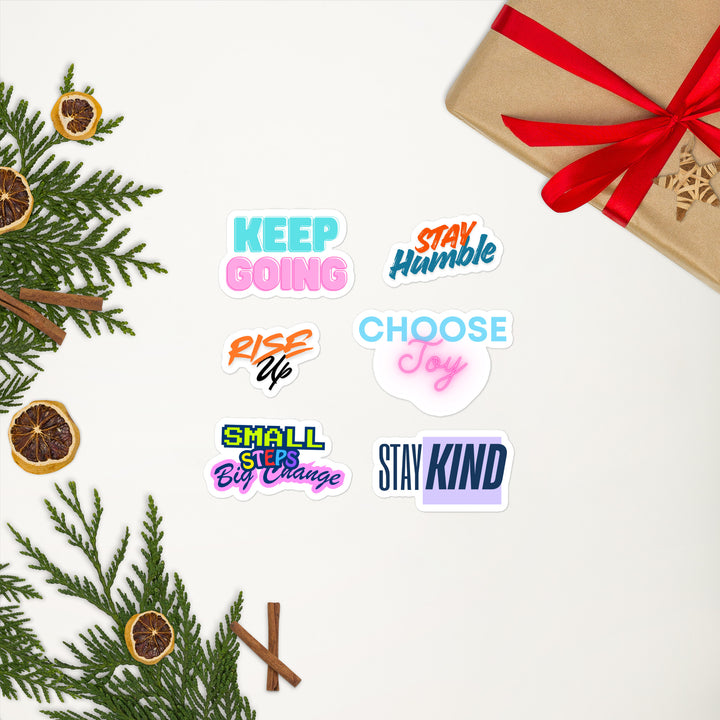 Motivational Sticker Pack — Boost Your Day, One Sticker at a Time