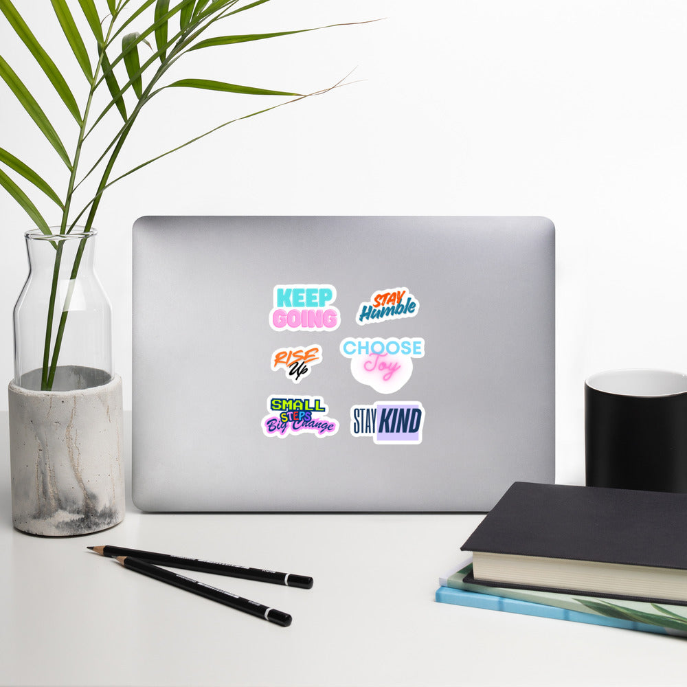 Motivational Sticker Pack — Boost Your Day, One Sticker at a Time